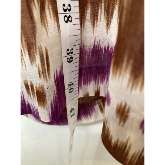 Trina Turk Ikat Geometric Print Halter Women's Cotton Dress Size 6 - Picture 8 of 10